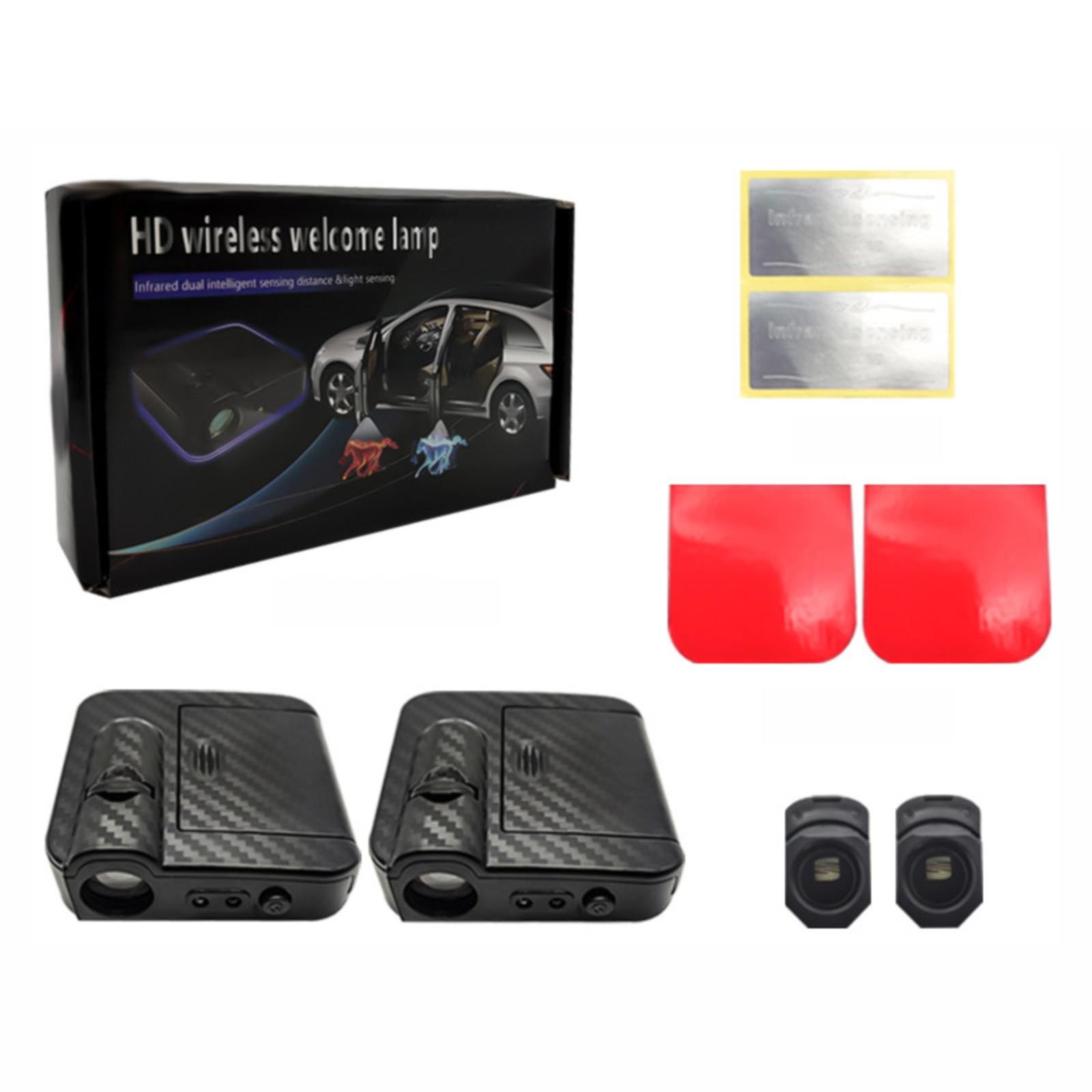 ZEELIY Car LED Door Light Logo Projector Automobile Car Door Lights LED Shadow Light Projector